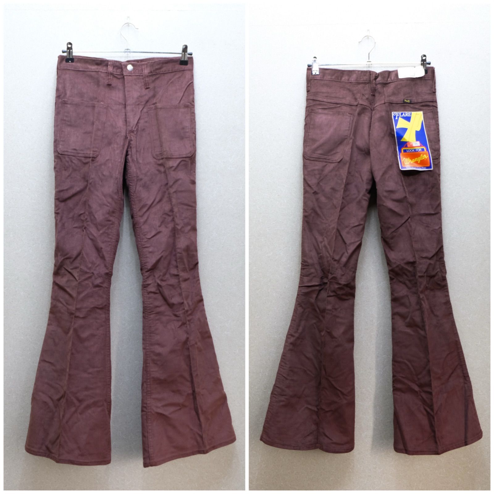 デッドストック】 70's Wrangler コーデュロイ フレアパンツ