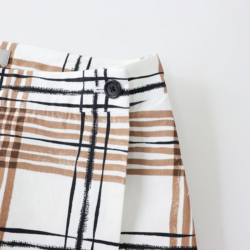 マーガレットハウエル・PAINTED CHECK COTTON LINEN CHECK PAINTED