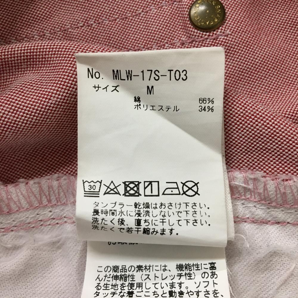 超美品】マークアンドロナ ショートパンツ 杢レッド スカル