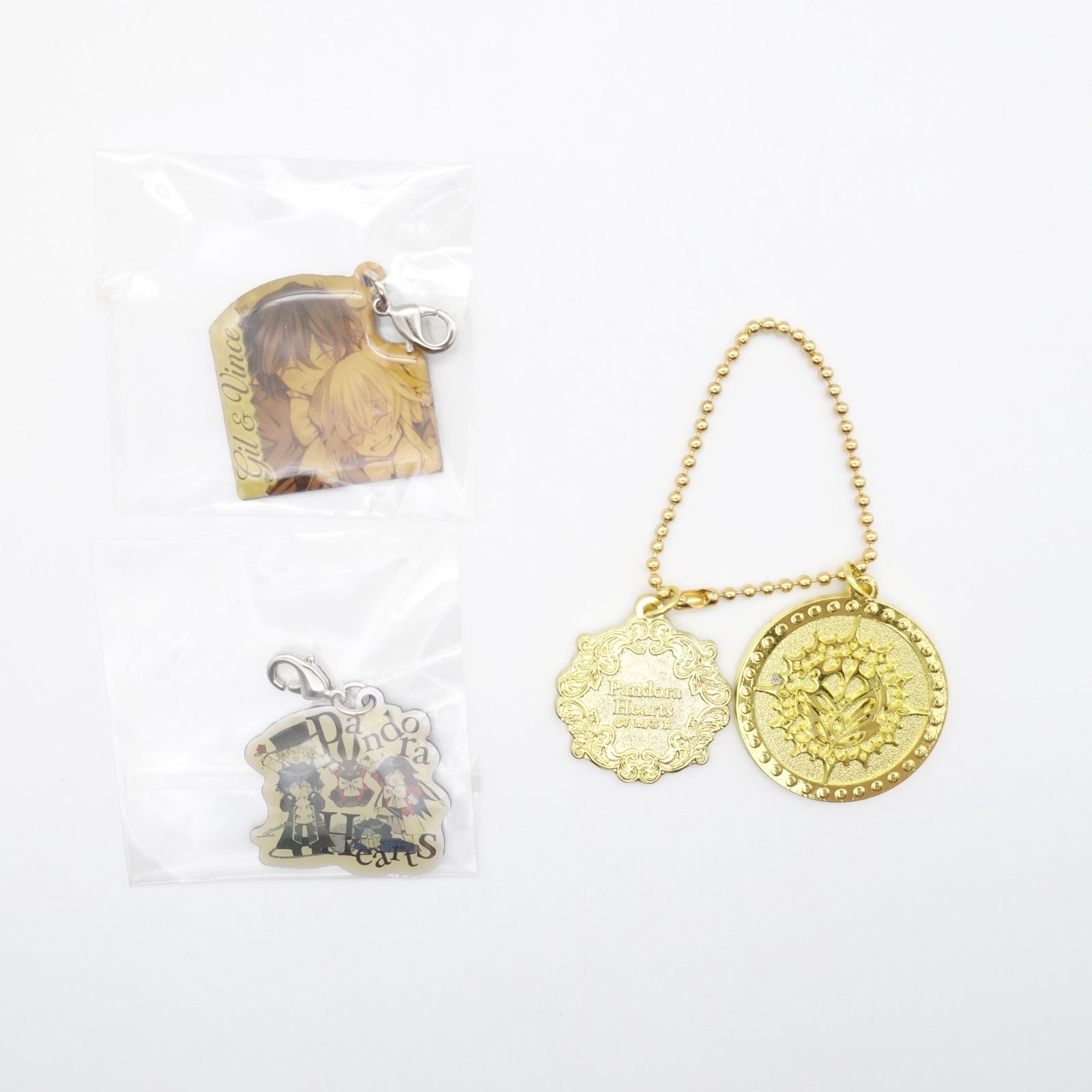 PandoraHearts ファスナーチャーム 非売品 パンドラハーツ Pandora Hearts パンドラハーツ グッズセット / ファスナーチャーム 2