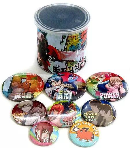 お歳暮 中古】バッジ・ピンズ 集合 缶バッジかんづめ 「チェンソーマン キャラクターグッズ