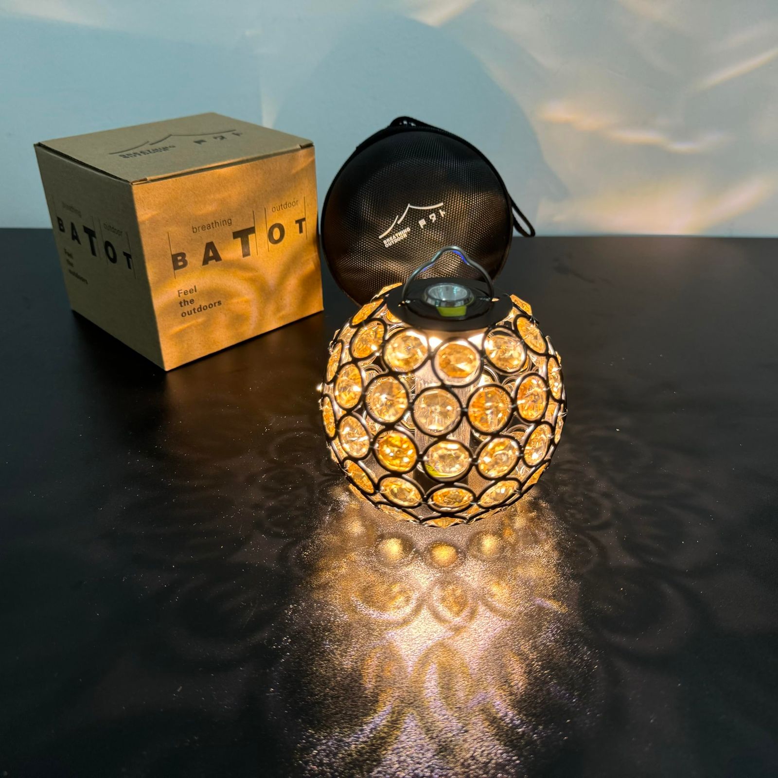 BATOT ゴールゼロ シェード クリスタル ランタンシェード BATOT ゴールゼロ シェード クリスタル ランタンシェード
