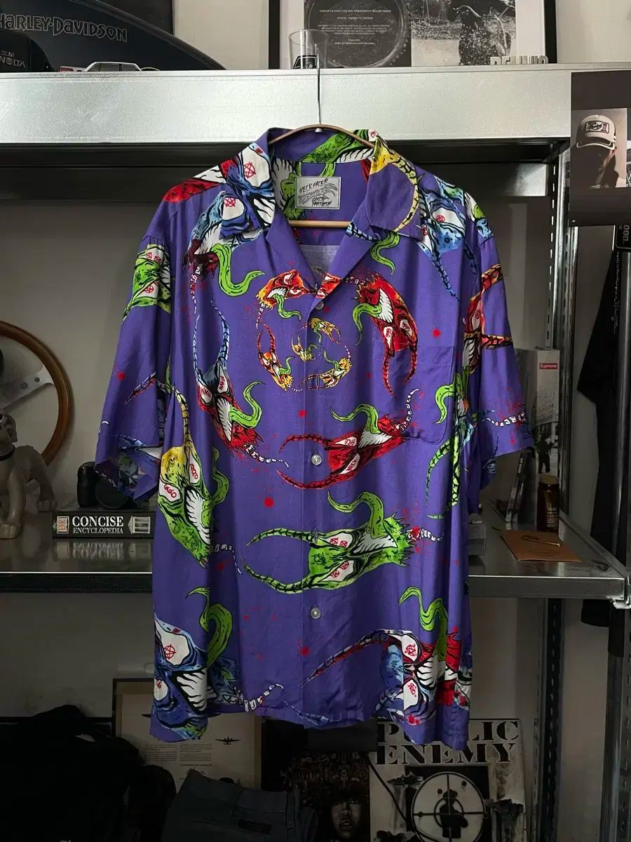 WACKO MARIA ワコマリア x ネックフェイス レーヨン シャツ