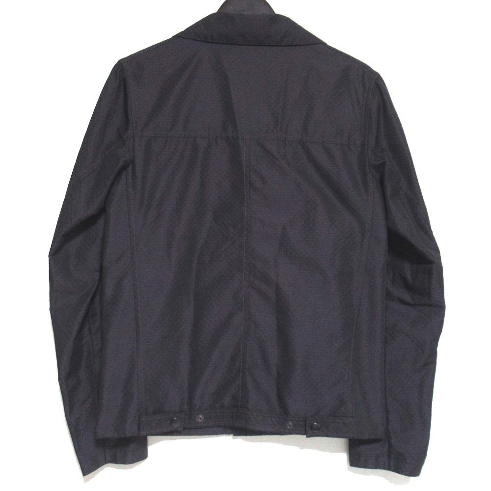 LANVIN ランバン ルカオッセンドライバー期 ドット柄 オープンカラー ジャケット サイズ44 ブラック系 メンズ 古着