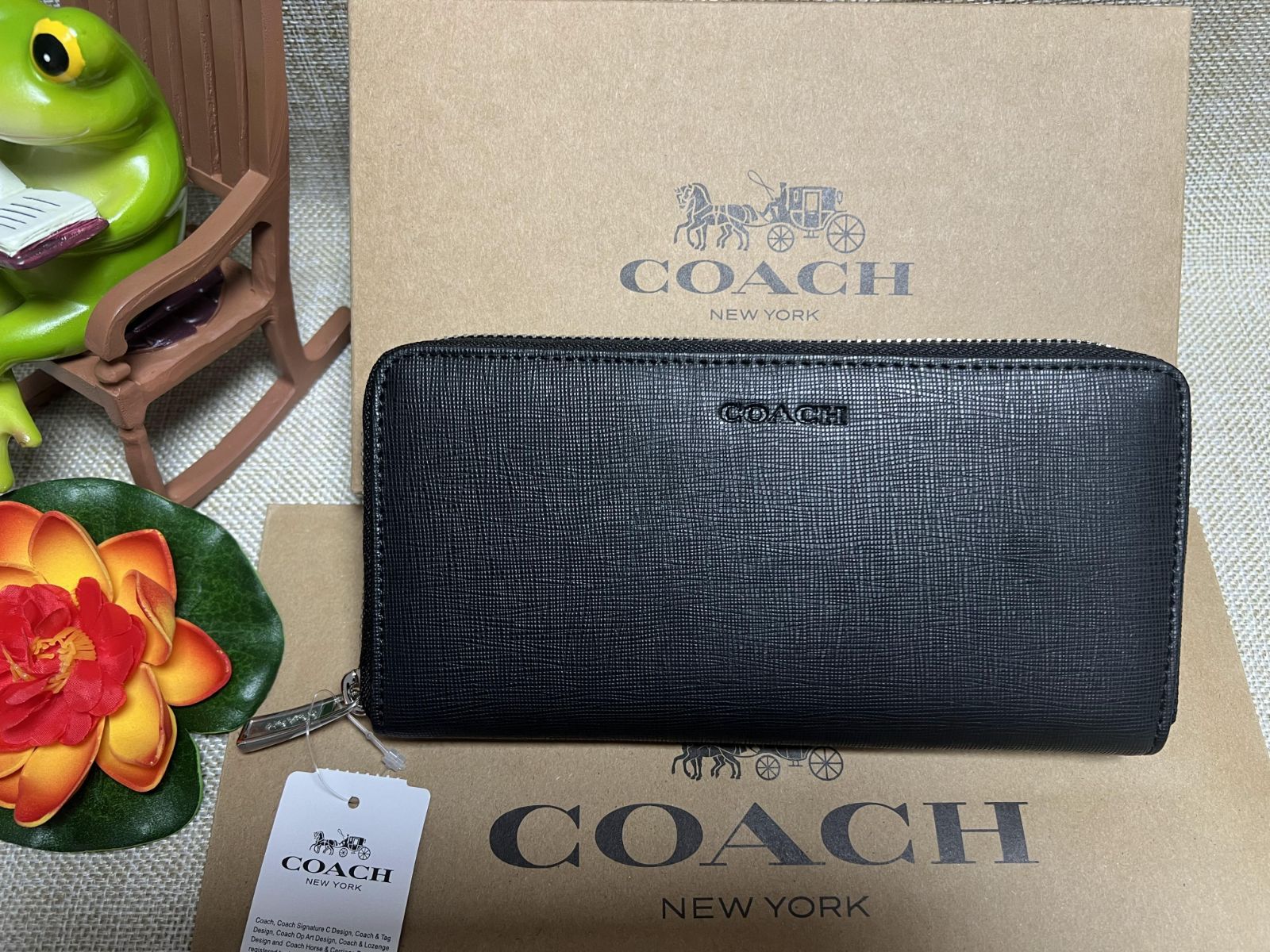 コーチ COACH 長財布 財布 メンズ アコーディオン ジップアラウンド