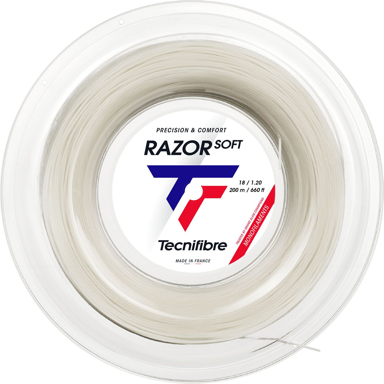 テクニファイバー Tecnifibre テニス RAZOR SOFT 1.20 カーボン 200M 04RRAS120N カーボン