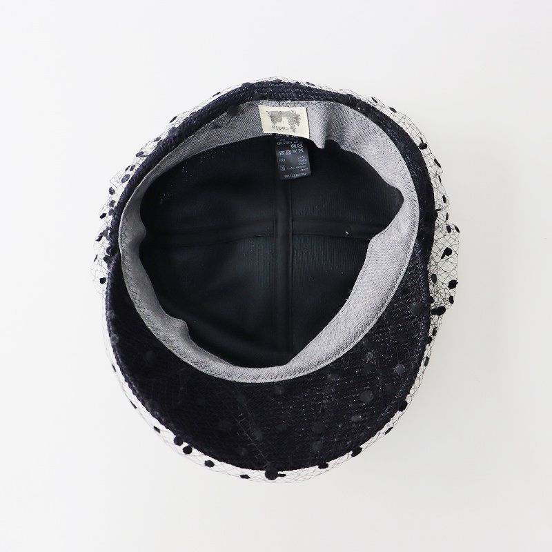 カシラ チュール キャスケット 2937】CA4LA カシラ 麦わら チュール