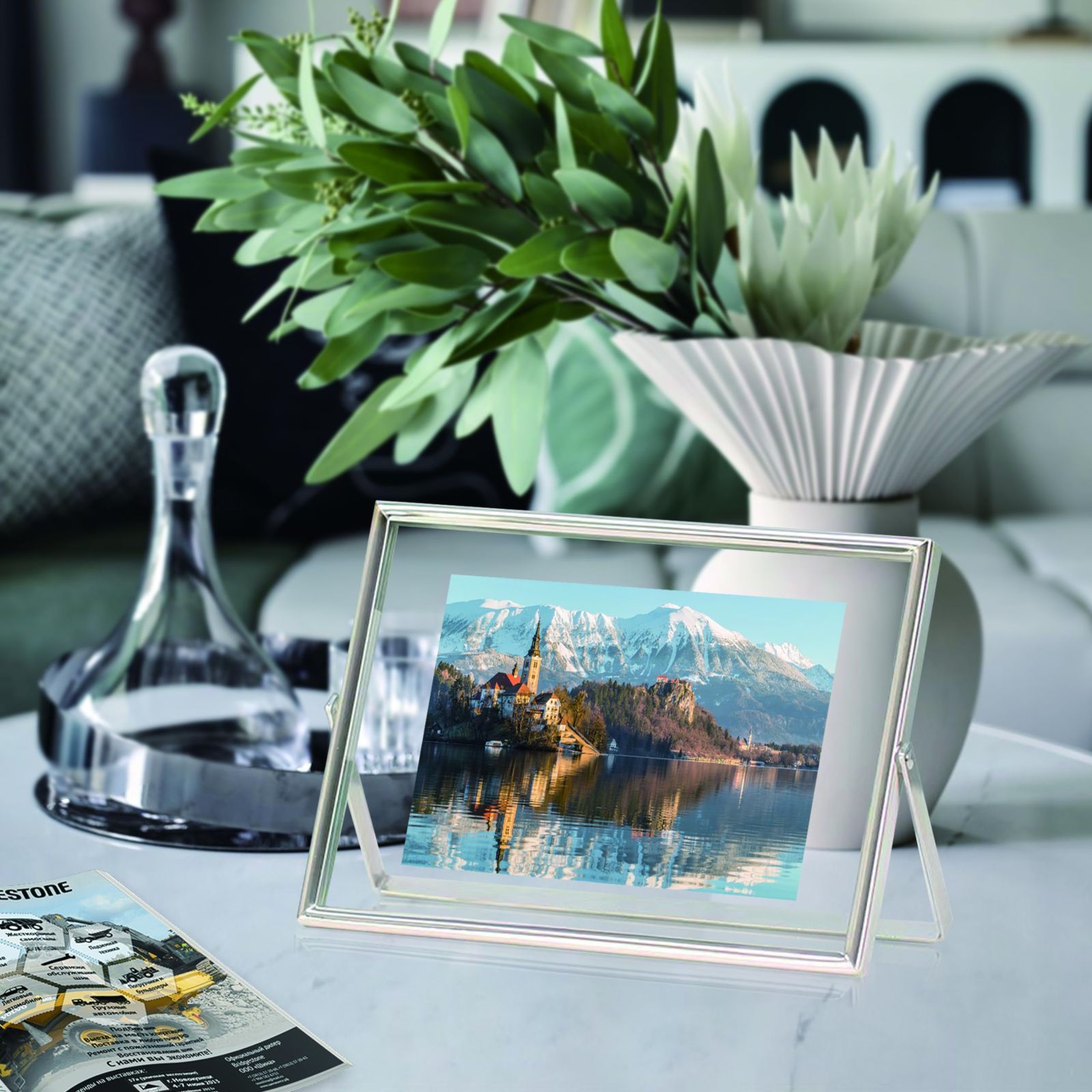 全新ガラス製のフォトフレーム （RONDA Frame A2 4th ロンダフレーム  