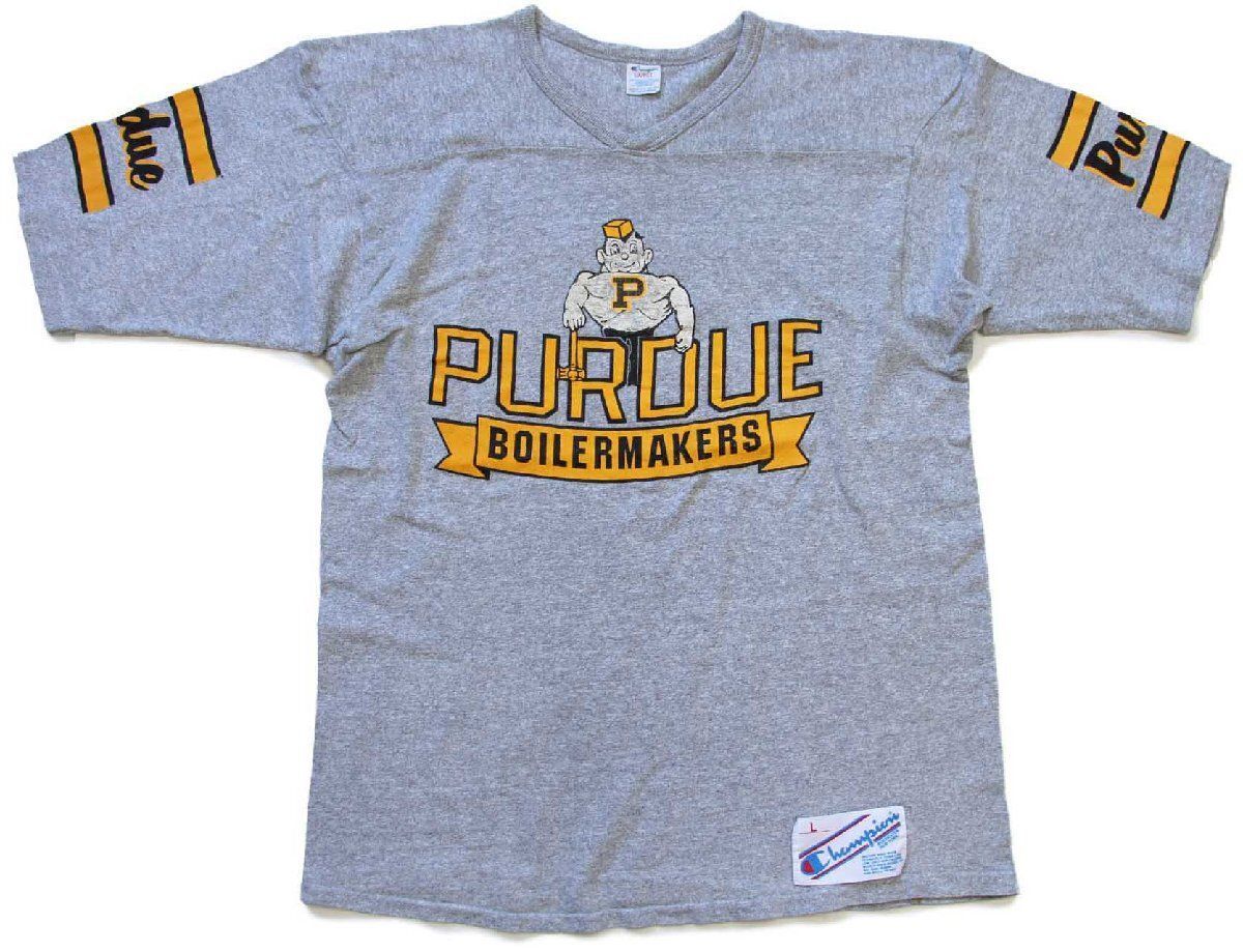 80s USA製 Championチャンピオン PURDUE BOILERMAKERS マスコット 88 