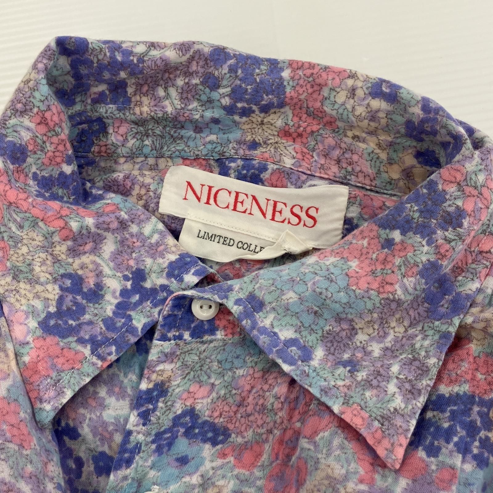 NICENESS ナイスネスADAMS シャツ　Lサイズ NICENESS/22SS/ADAMS/LSシャツ/L - メルカリ
