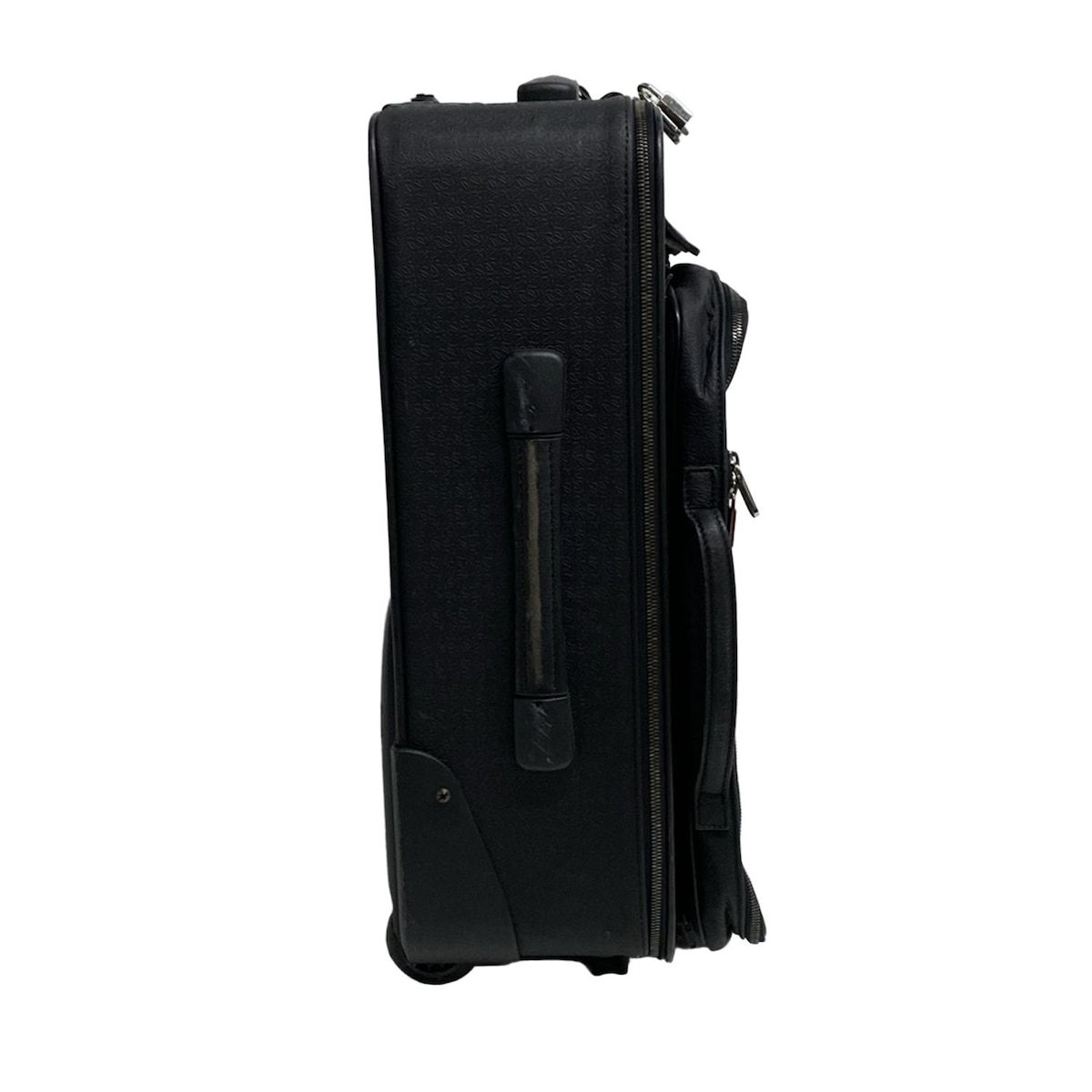 LOEWE ロエベ キャリーバッグ アナグラム柄 黒 型押し加工 TSAなし 本体ダイヤルロックなし レザー