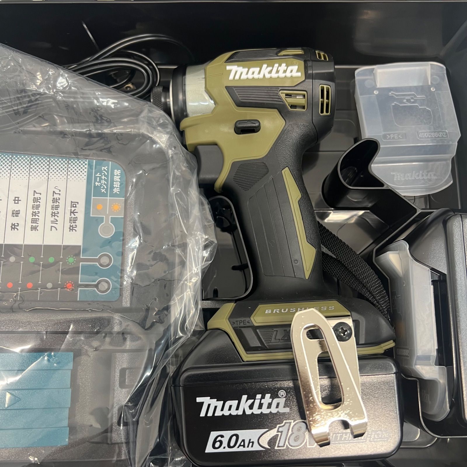 新品未使用】マキタ インパクトドライバー 充電式 オリーブ TD173 