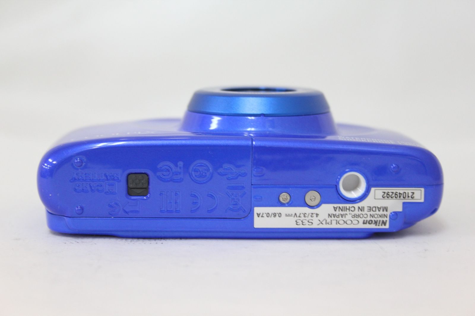 カズ Nikon ニコン COOLPIX S33 ブルー 新品バッテリー付 Amazon.com : Nikon COOLPIX S33 Waterproof Digital Camera