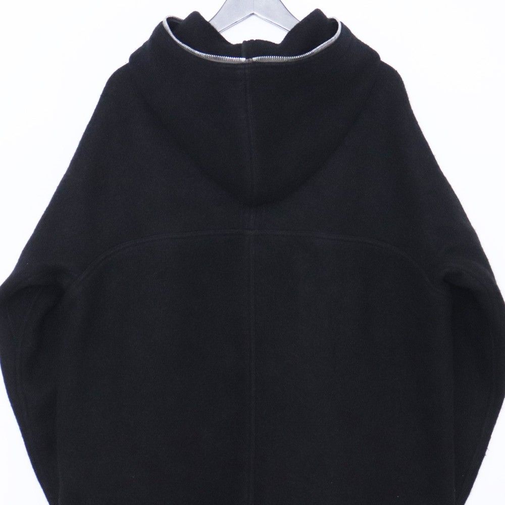 RICK OWENS アルパカウールシールドトレンチコート サイズ46 ブラック