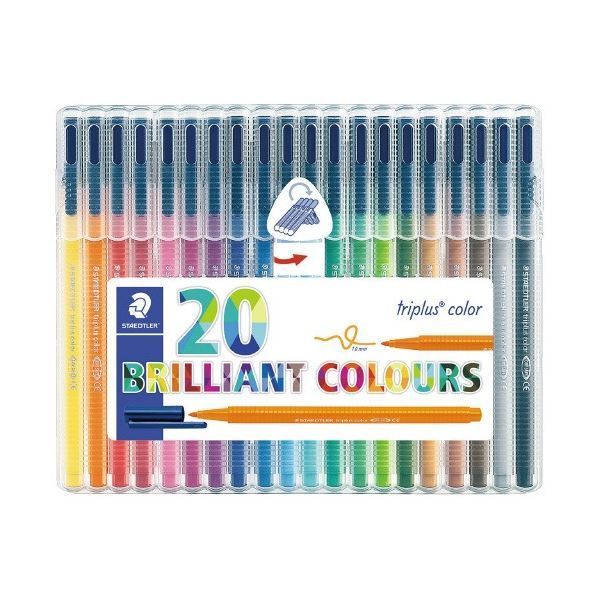 （まとめ）ステッドラー トリプラスカラーペン20色 323 SB20（×5セット