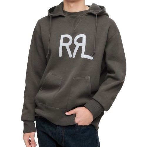 RRL ダブルアールエル SEPARATE POCKET AFTERHOOD PARKA ロゴプリント 後付けスウェットプルオーバーパーカー S  Faded Black Double RL Vガゼット 裏起毛 トップス g16729 - メルカリ