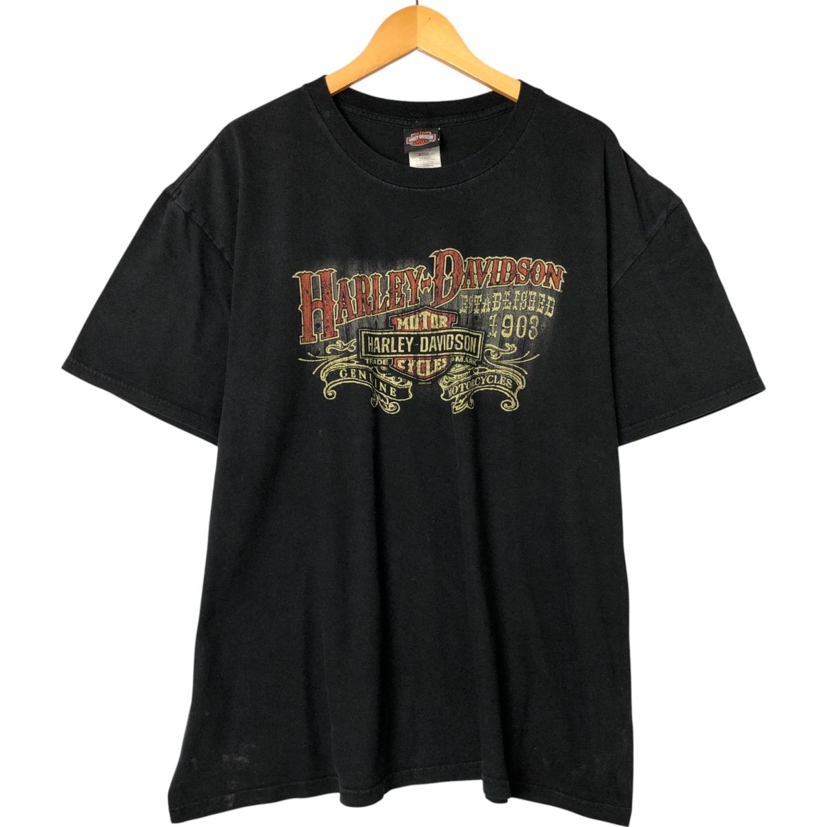 古着 00年代 ハーレーダビッドソン Harley-Davidson モーターサイクル バイクTシャツ メンズXXL相当|eaa558509