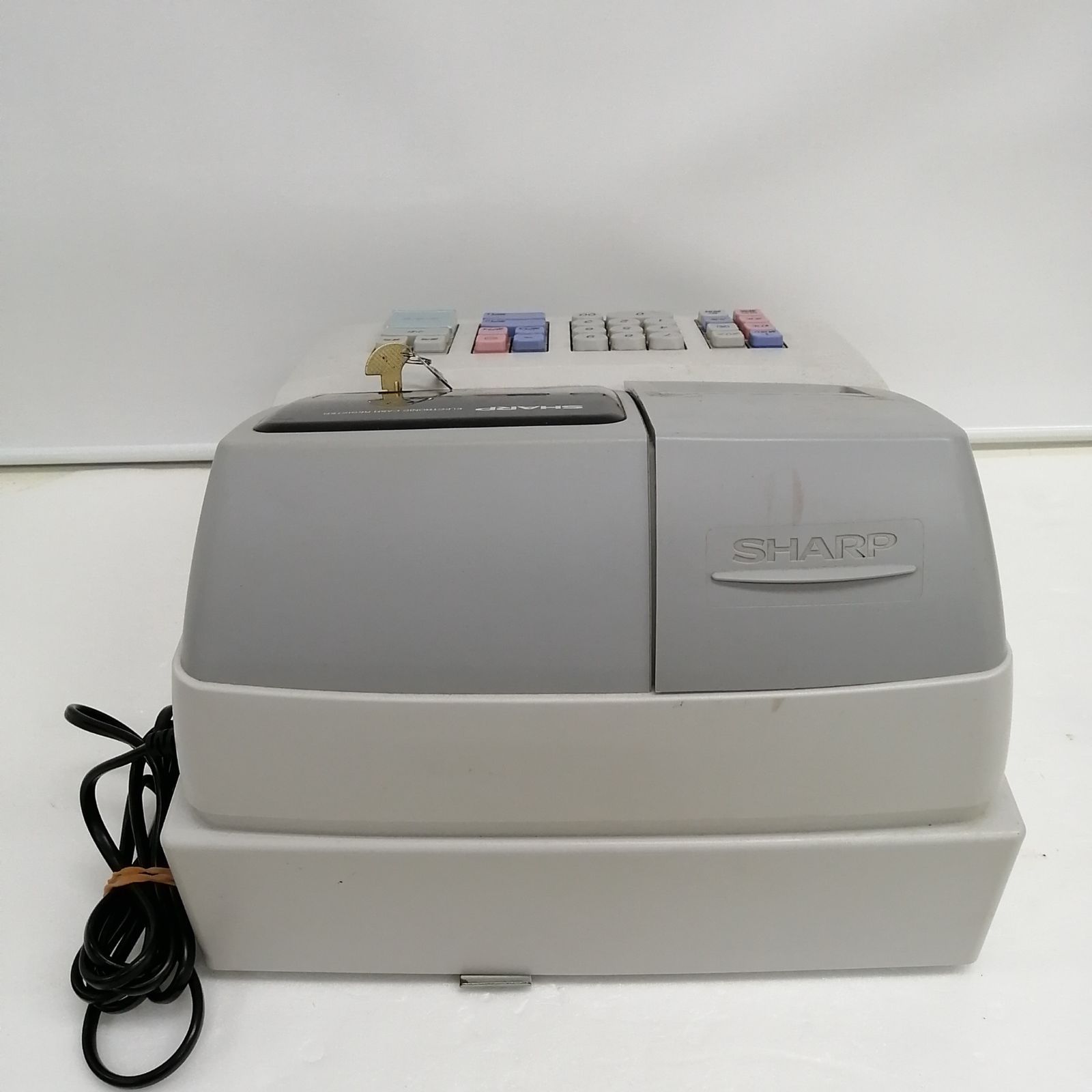 SHARP 電子レジスター XE-A127 店舗用品 レジ ドロワーキー無し