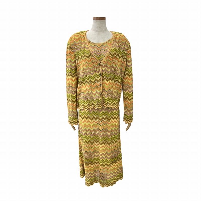 ミッソーニ ニットワンピース ミッソーニ ニットワンピース オレンジ