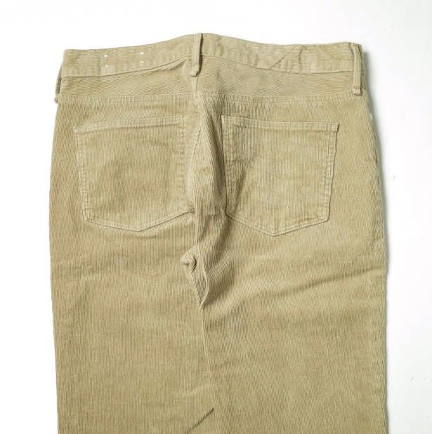 upper hights アッパーハイツ 日本製 JENNA CORDUROY SLIT PANTS