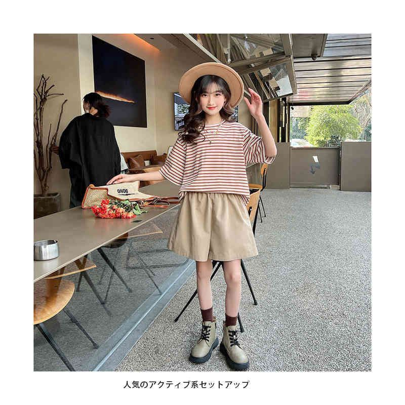 子供服 セットアップ 上下セット ショートパンツ 半袖Tシャツ T