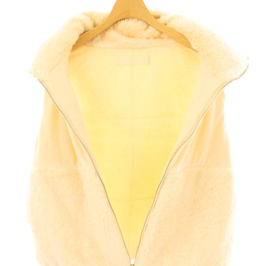 りなっく　　フェイクファー 中綿ベスト / オーガニックコットン りなっく フェイクファー 中綿ベスト / オーガニックコットン り