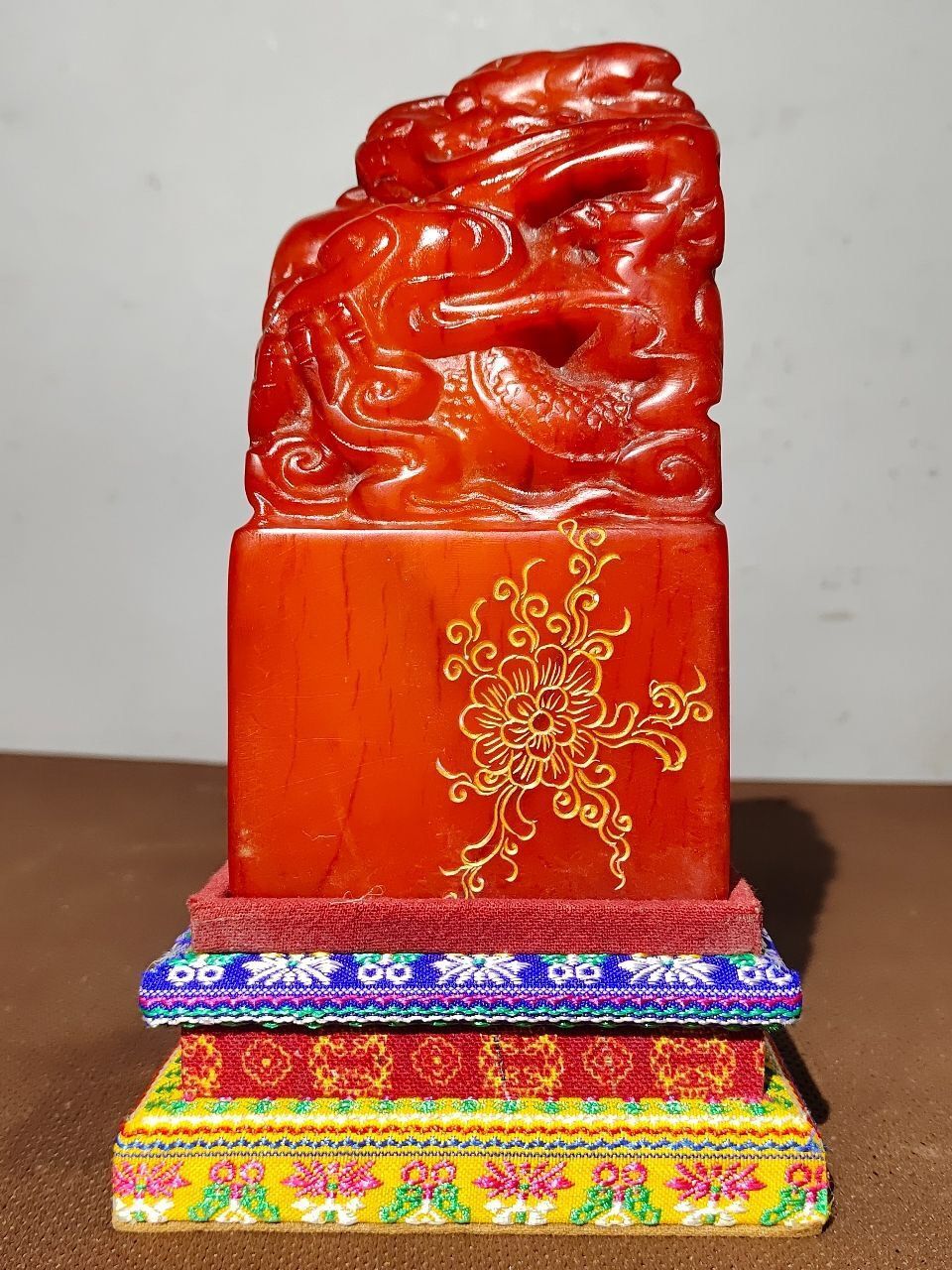 旧蔵　時代物逸品　透かし彫り彫刻　文房具筆洗　潤田黄石　金銭螭龍　清国時代骨董品 旧蔵 時代物逸品 透かし彫り彫刻 文房具筆洗 潤田黄石 金銭螭龍