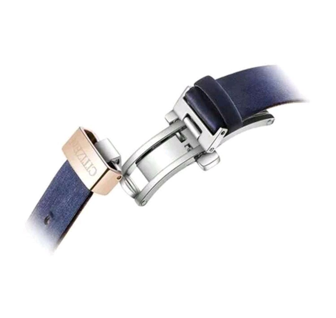 オメガ デビル プレステージ コンビ 革ベルト クオーツ レディース