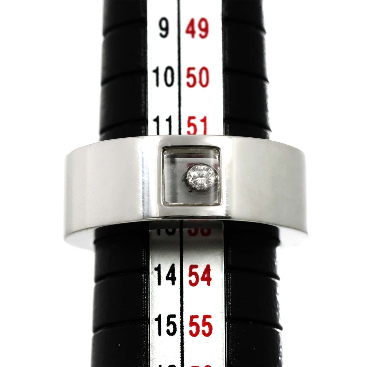 ショパール Chopard ハッピーダイヤ スクエア 12号 リング K18 WG