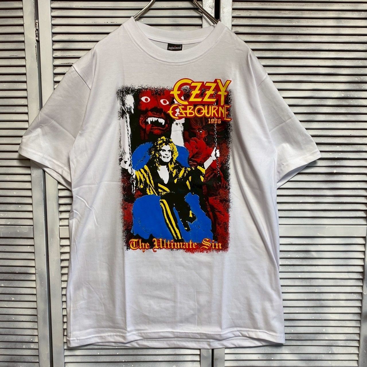 VINTAGE Ozzy Osbourne オジーオズボーン 総柄 古着Tシャツ VINTAGE（ヴィンテージ）の「【ヴィンテージ古着】80's Ozzy