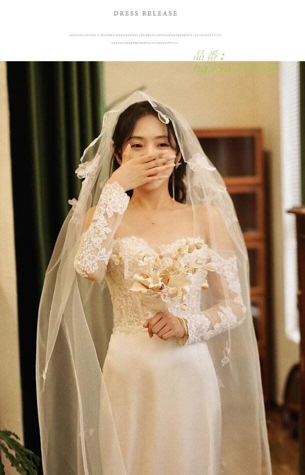 ウェディングドレス 二次会ドレス 白 オフショルダー マーメイドドレス トレーンドレス 結婚式ドレス セクシー 透かし彫り 挙式 花嫁ドレス ロングドレス hax5a745631