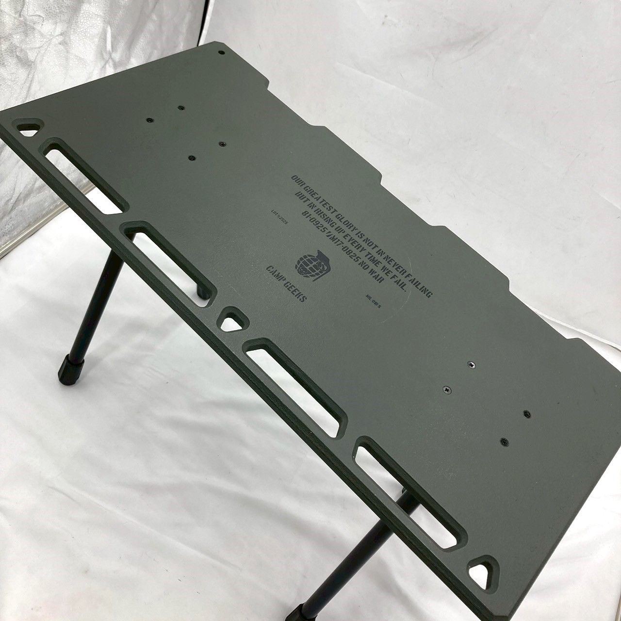 スケートボードスツール用天板上下セット ミリタリーカーキ