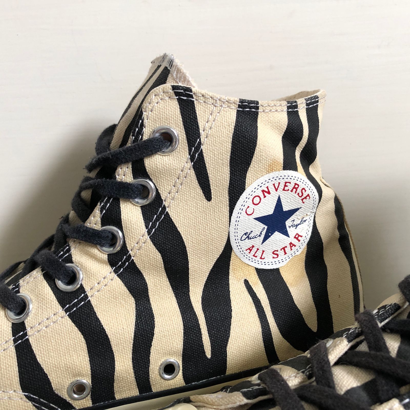 CONVERSE ALL STAR ゼブラ柄スニーカー　ct70 CONVERSE ct70 チャックテイラー ゼブラ柄 ZEEBRA - メルカリ