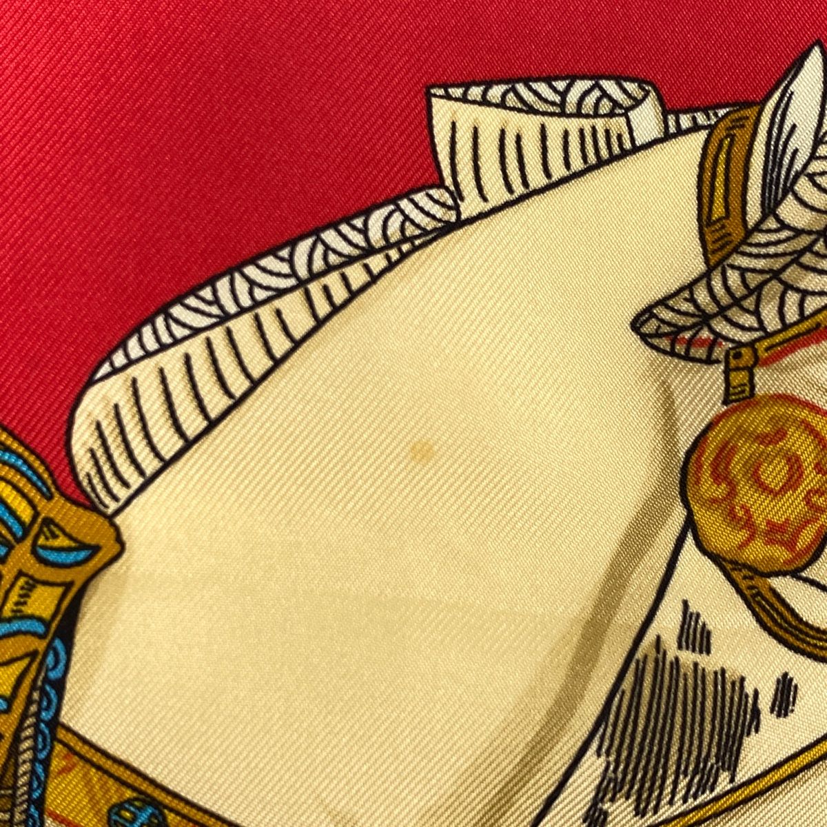 エルメス HERMES カレ 90 ART des STEPPES ステップ美術 馬柄