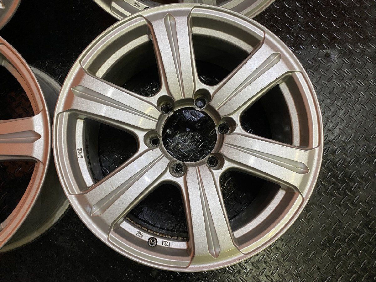 INTER MILANO MUDBAHN インターミラノ マッドバーン 社外ホイール 17インチ 4本 7.5J6HPCD139.7+25 ハイラックスサーフ等　(VHA506) INTER MILANO MUDBAHN インターミラノ マッドバーン 社外ホイール 17