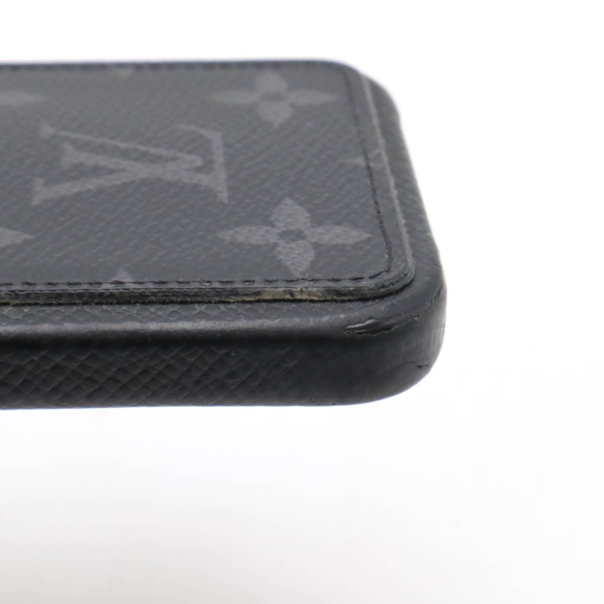【美品】ルイヴィトン iPhone12 proモノグラム エクリプス バンパー LOUIS VUITTON ルイヴィトン M80330 モノグラムエクリプス