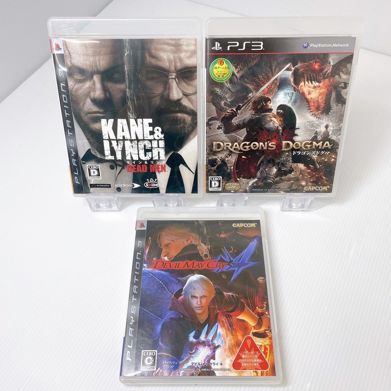 PS3】ソフトまとめ売り☆バイナリードメイン デビルメイクライ4