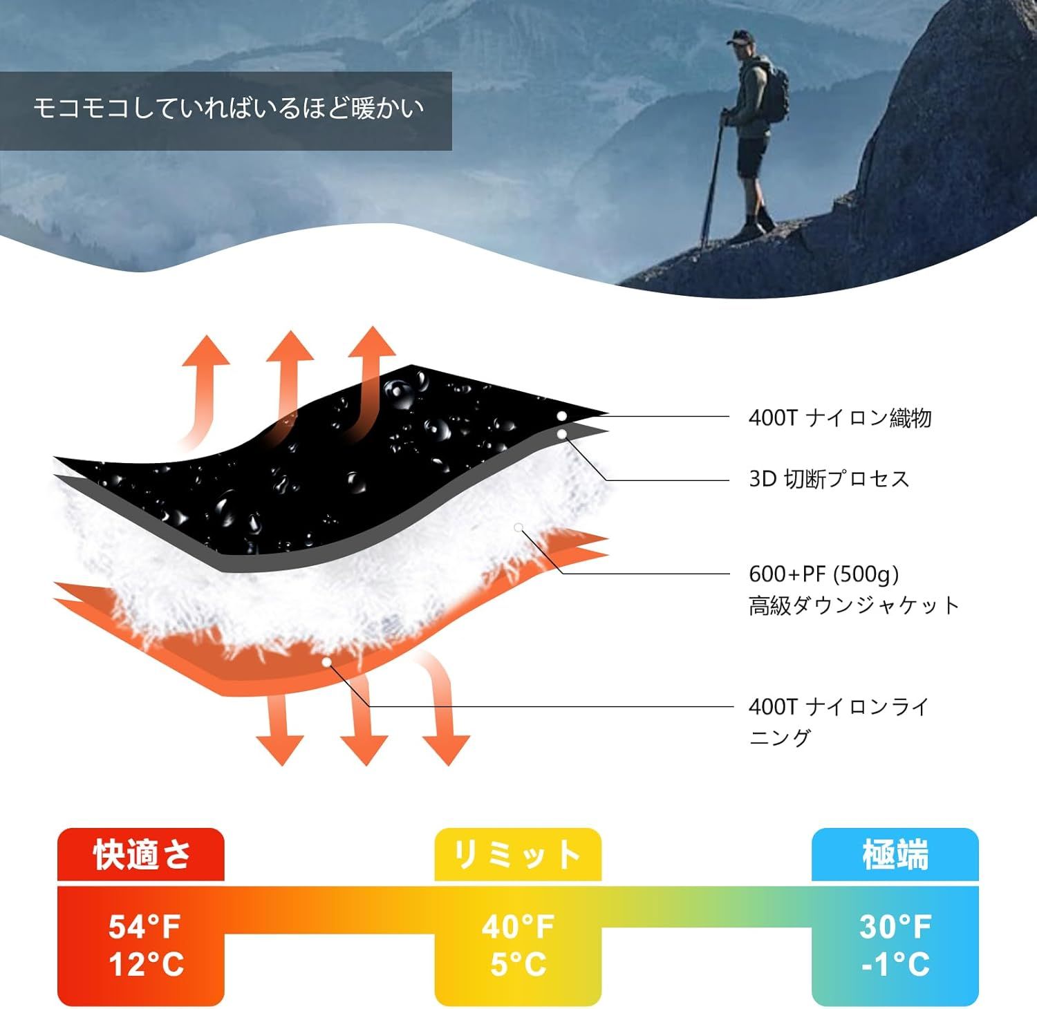 軽量 ダウン