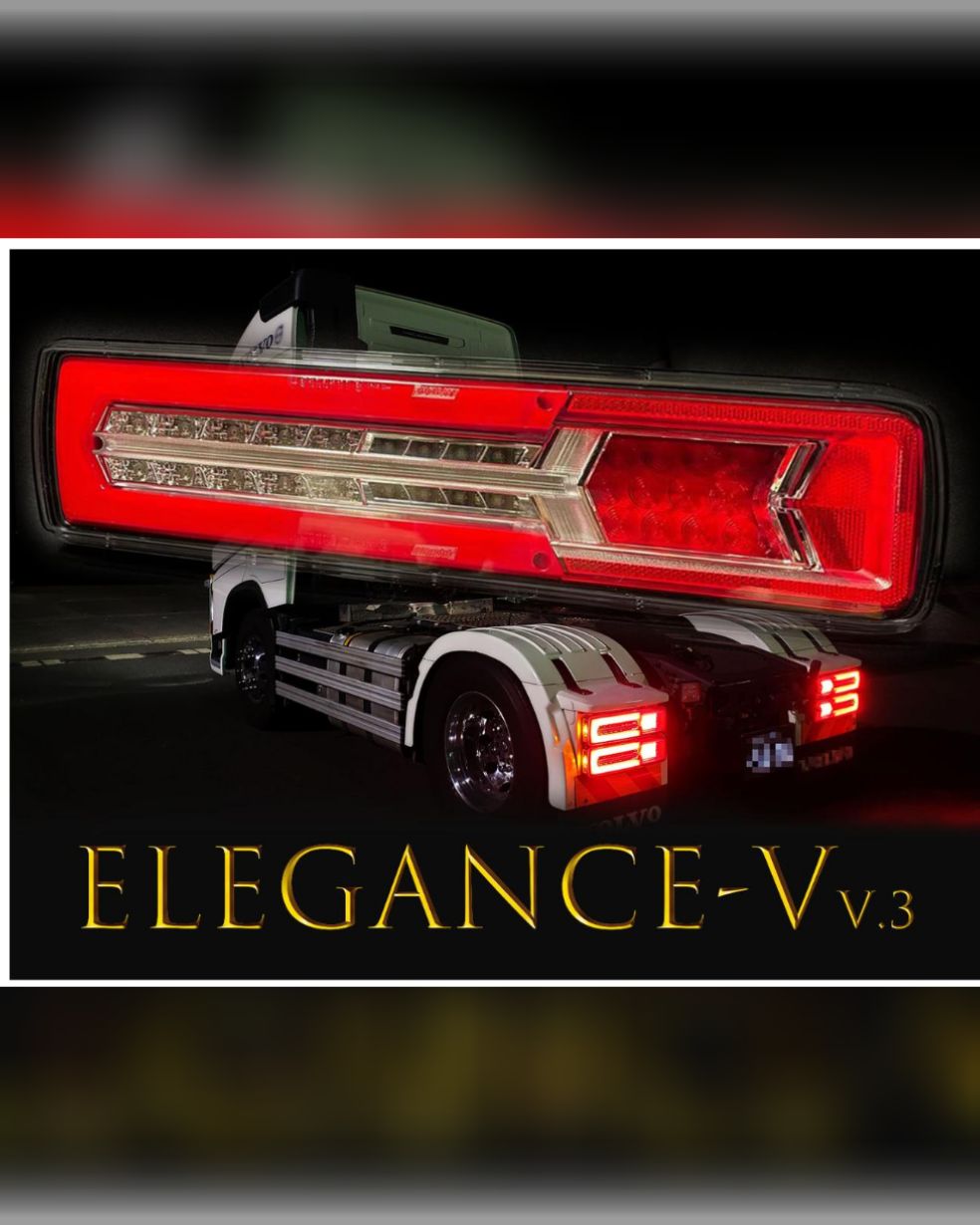 7ピンカプラー配線付き最終値下げ。ELEGANCE-V　Ver.3.0　テールランプ　トラック
