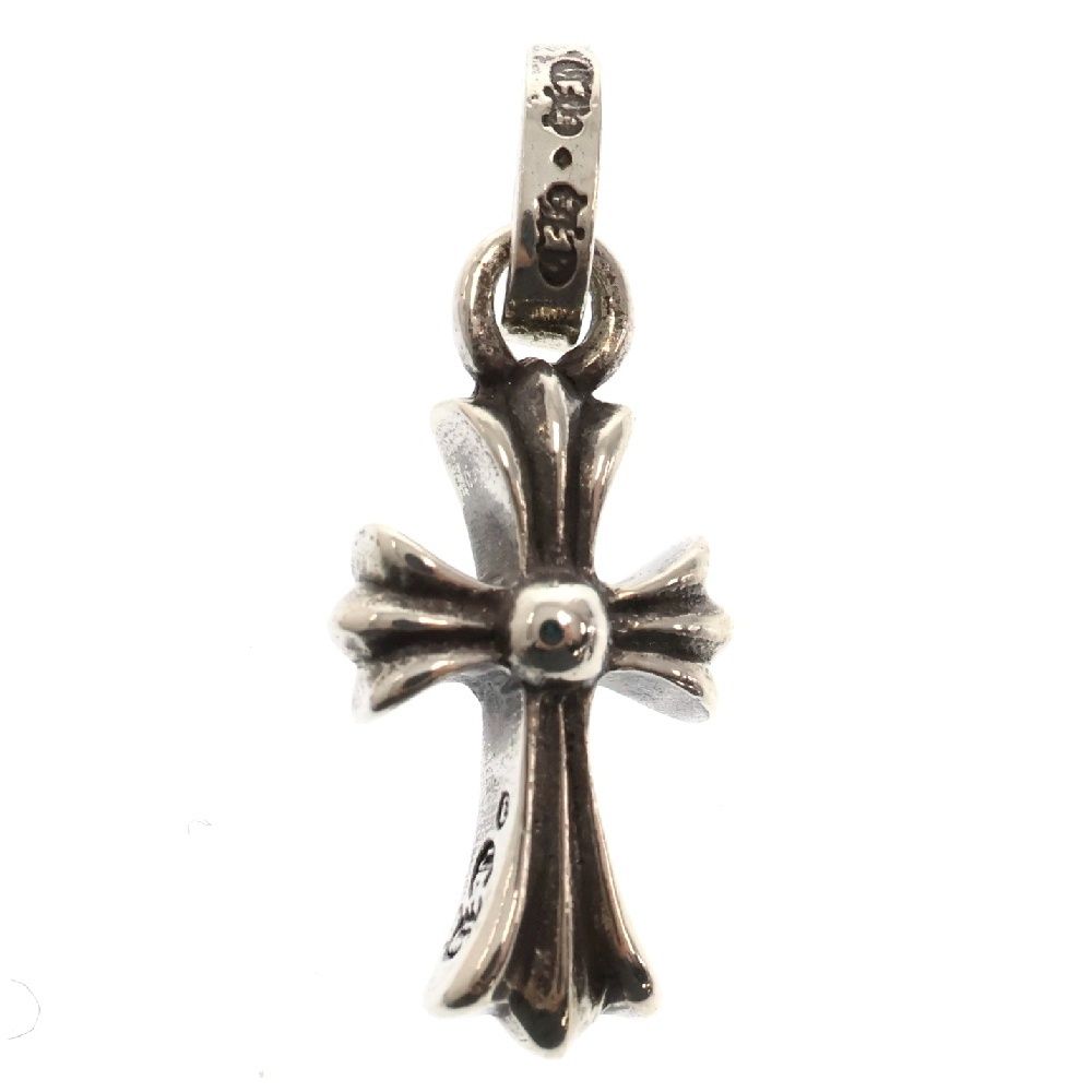 CHROME HEARTS (クロムハーツ) CRS BBYFAT ベイビーファットクロス ペンダントトップ シルバー