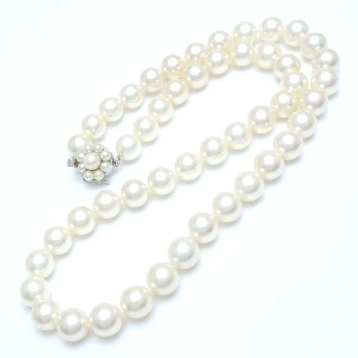 TASAKI 田崎真珠 パール ネックレス 真珠8～8.4ミリ 43cm K14WG