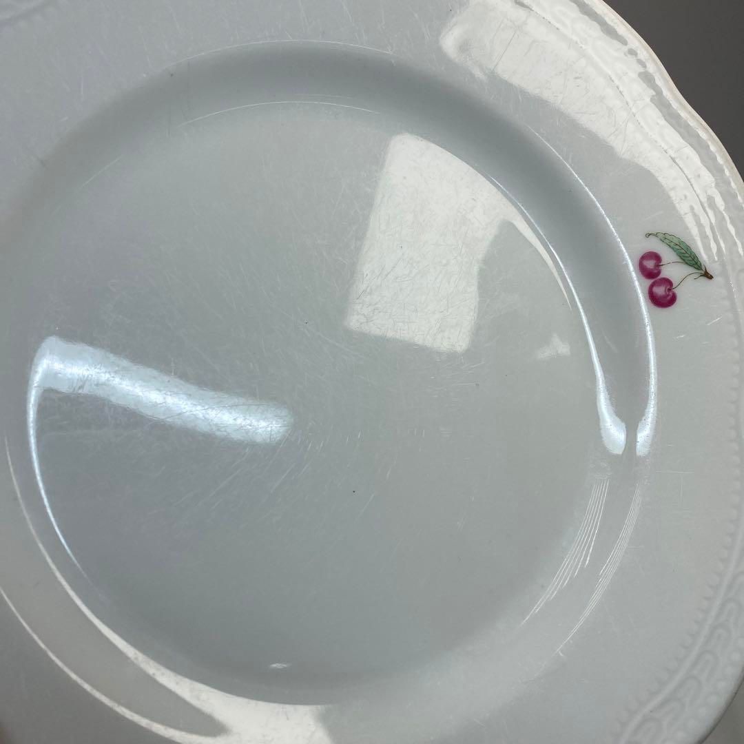 ノリタケ アイボリー チャイナ ブルーローズ スタンド皿 ケーキ皿