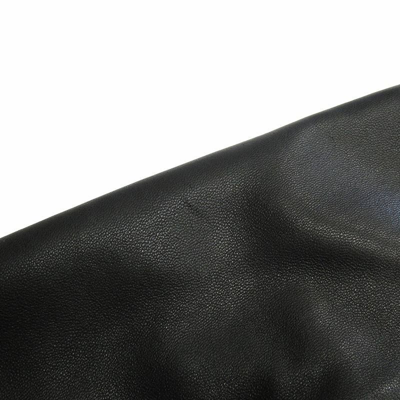 21aw アルテリア ULTERIOR ラムレザー オーバーレイド シャツ