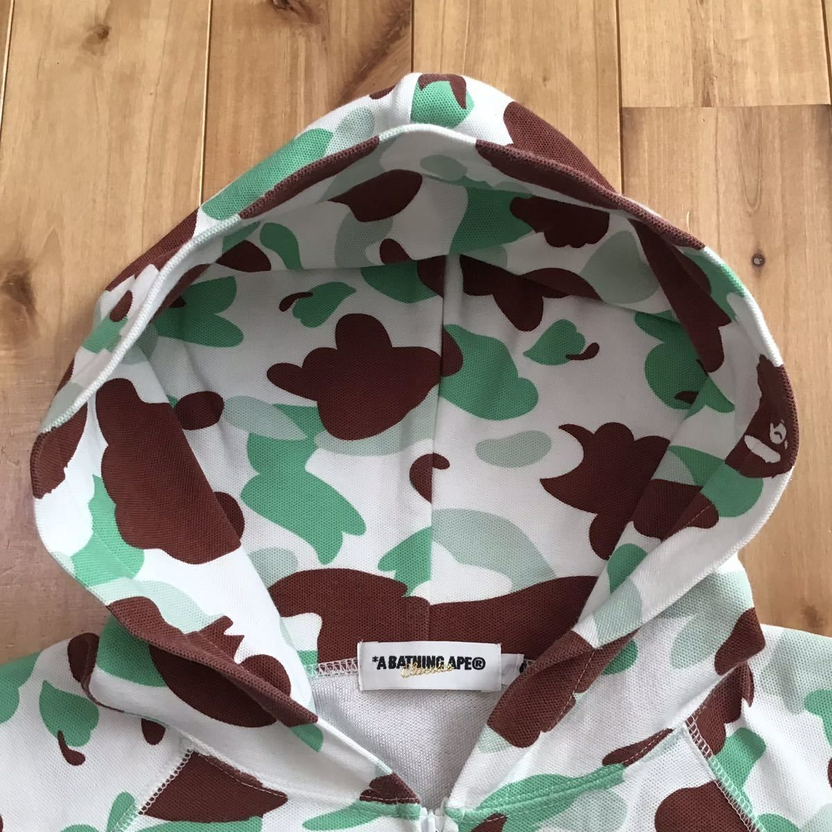 ★仙台限定★ Sendai city camo 鹿の子 ジップ パーカー Sサイズ a bathing ape BAPE エイプ ベイプ  アベイシングエイプ NIGO