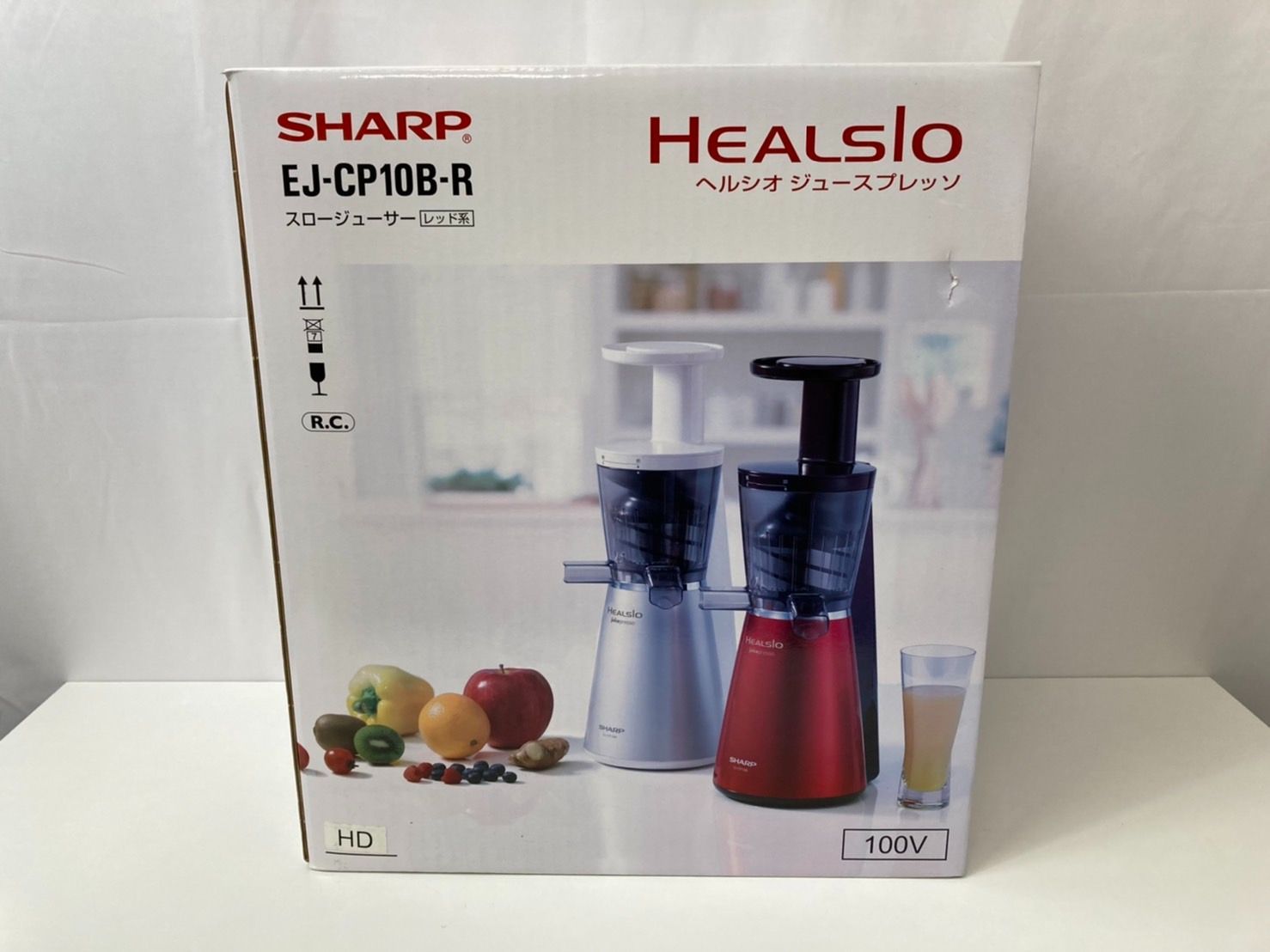 人気SALE格安】 SHARP - ヘルシオ ジュースプレッソ EJ-CP10B-R レッド