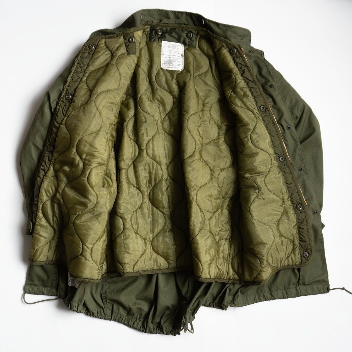美品/72年製】US ARMY【70S/M-65 モッズコート】S フルセット