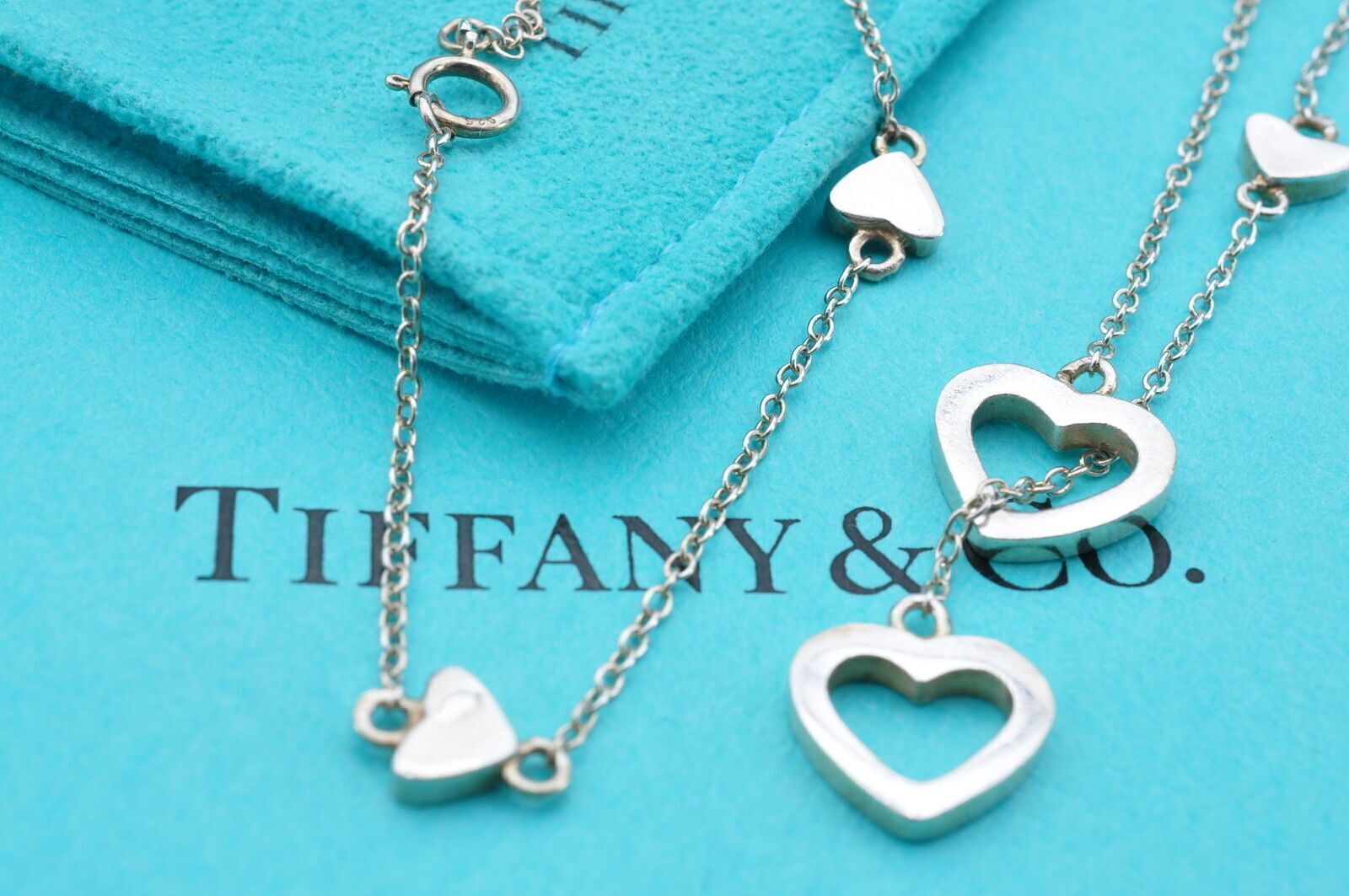 Tiffany & Co ティファニー ハート リンクス ラリアット ネックレス