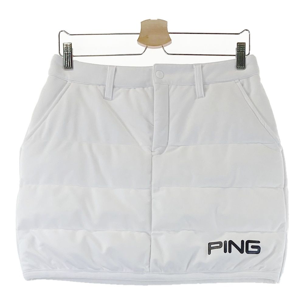 PING 中綿スカート　M 新品 PING ピン 中綿スカート ホワイト ストレッチ Mサイズ ピン