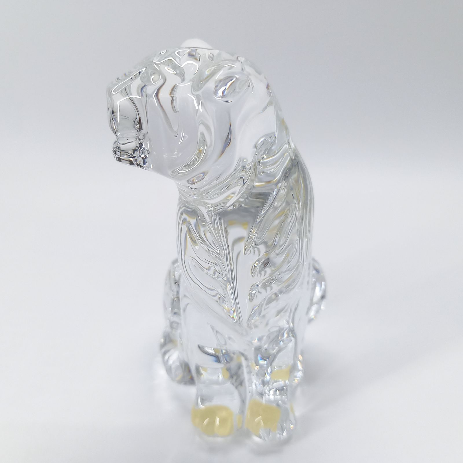 Baccarat バカラ 干支 寅 虎  フィギュリン Amazon.co.jp: バカラ「干支 虎(寅)tiger」ゴールド 金 フィギュ