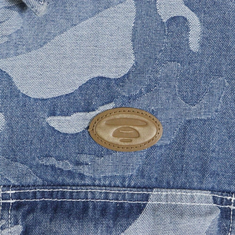 A BATHING APE (アベイシングエイプ) デニムプリント 総柄